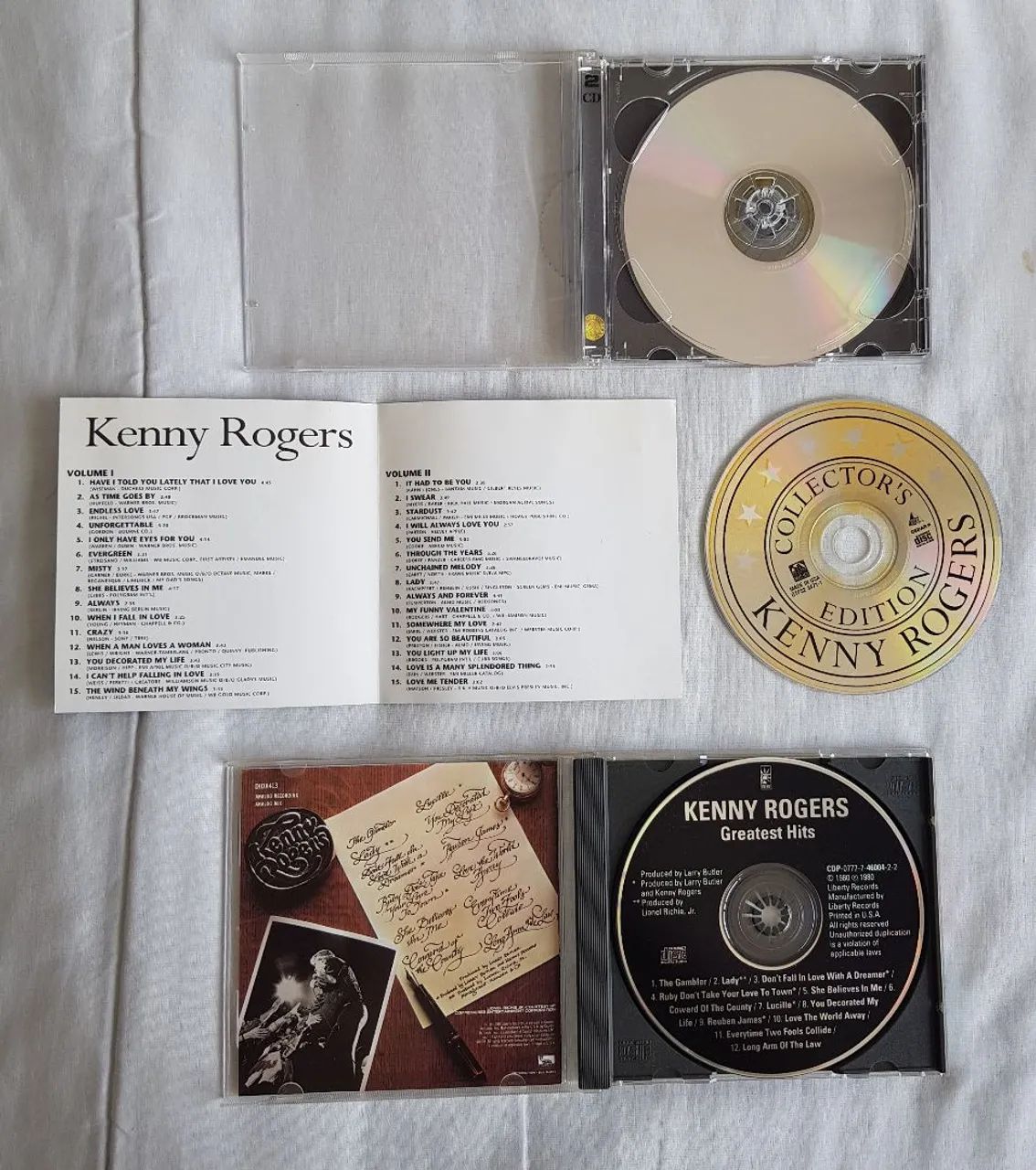 Cds Kenny Rogers - Collector's Editions(duplo) e Greatest hits  - Foto 4