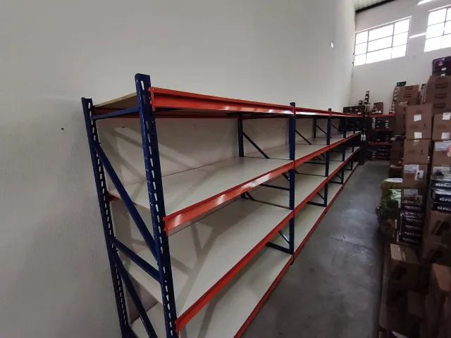 Prateleira em aço com mdf - Foto 3