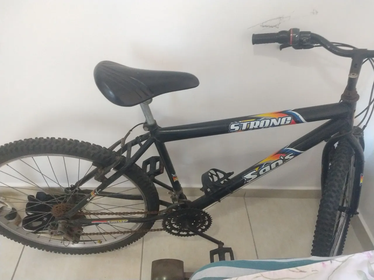 Bicicleta Mountain Bike Strong San's - Ótima para trilhas!