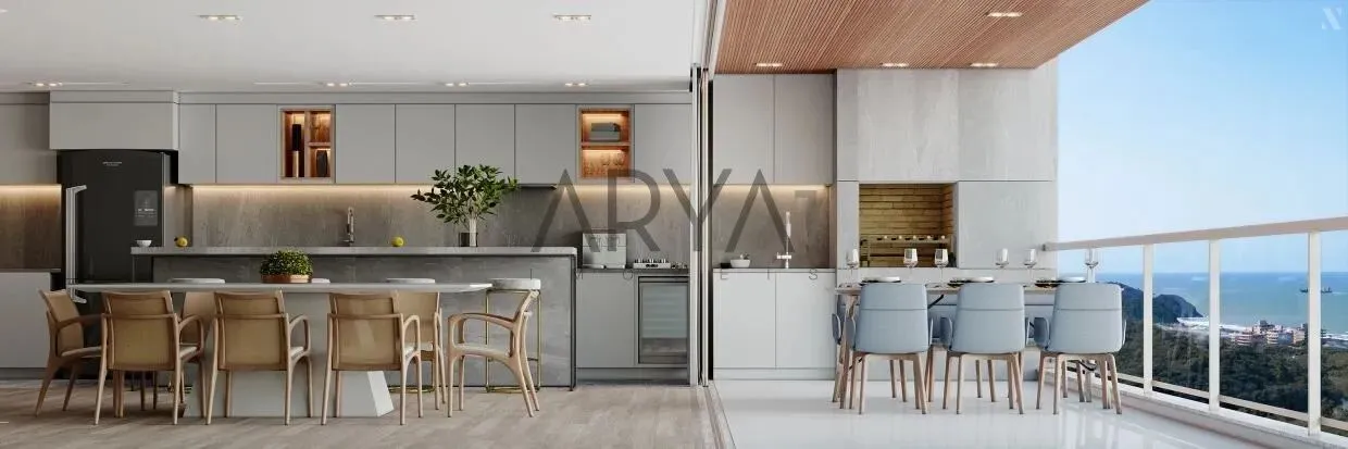 Apartamento frente mar na Praia Brava - ARYA 1