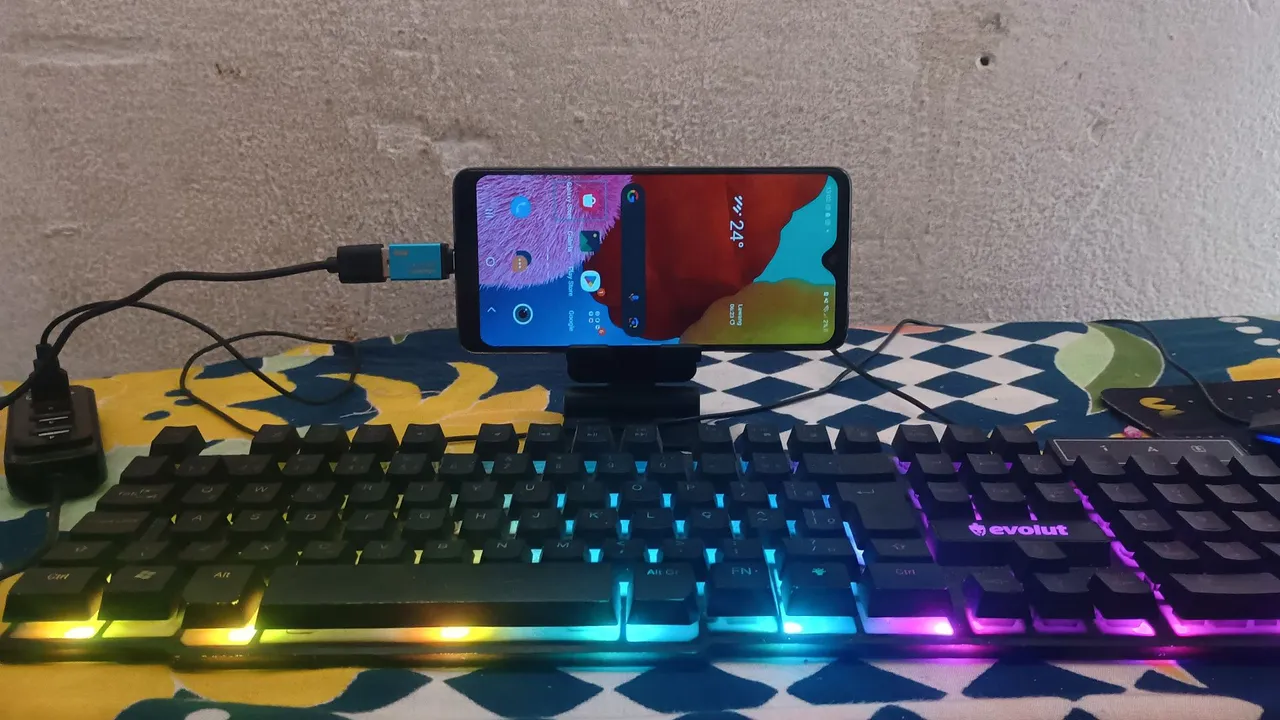 Teclado Gamer Evolut Com Iluminação RGB
