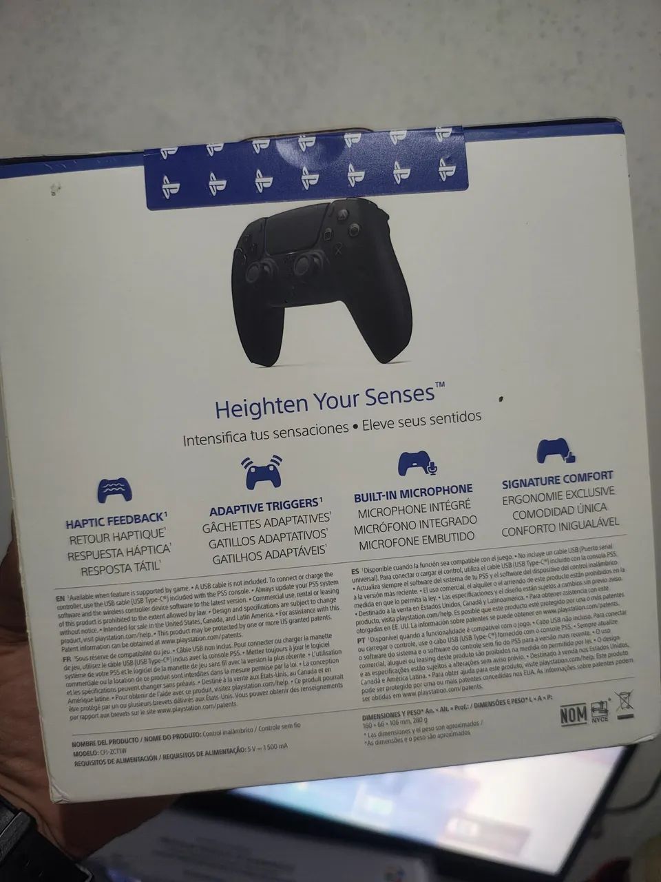 Controle DualSense PS5 - Preto - Foto 2