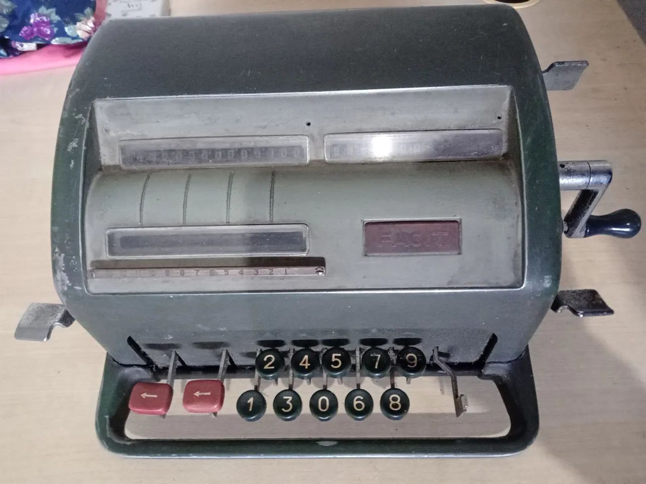 Máquina de calcular Facit, antiga.