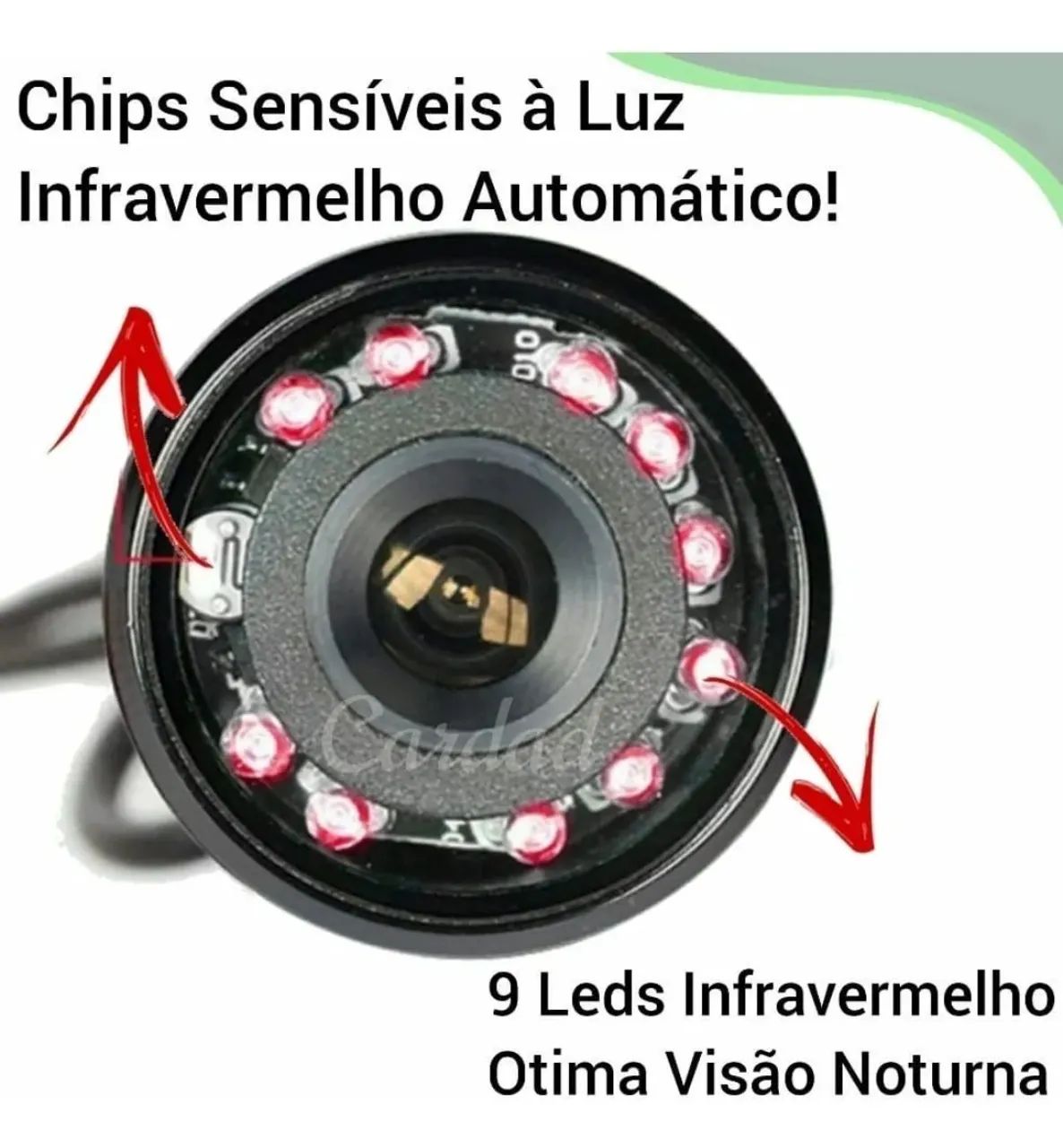 Câmera de Ré HD para Carro - Visão Noturna - Foto 5