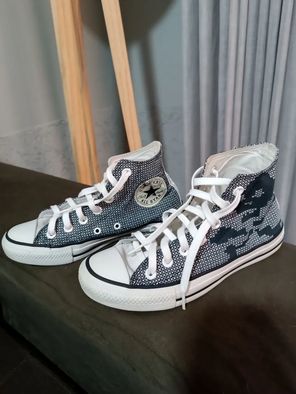 Converse All Star Cano Alto Estampado