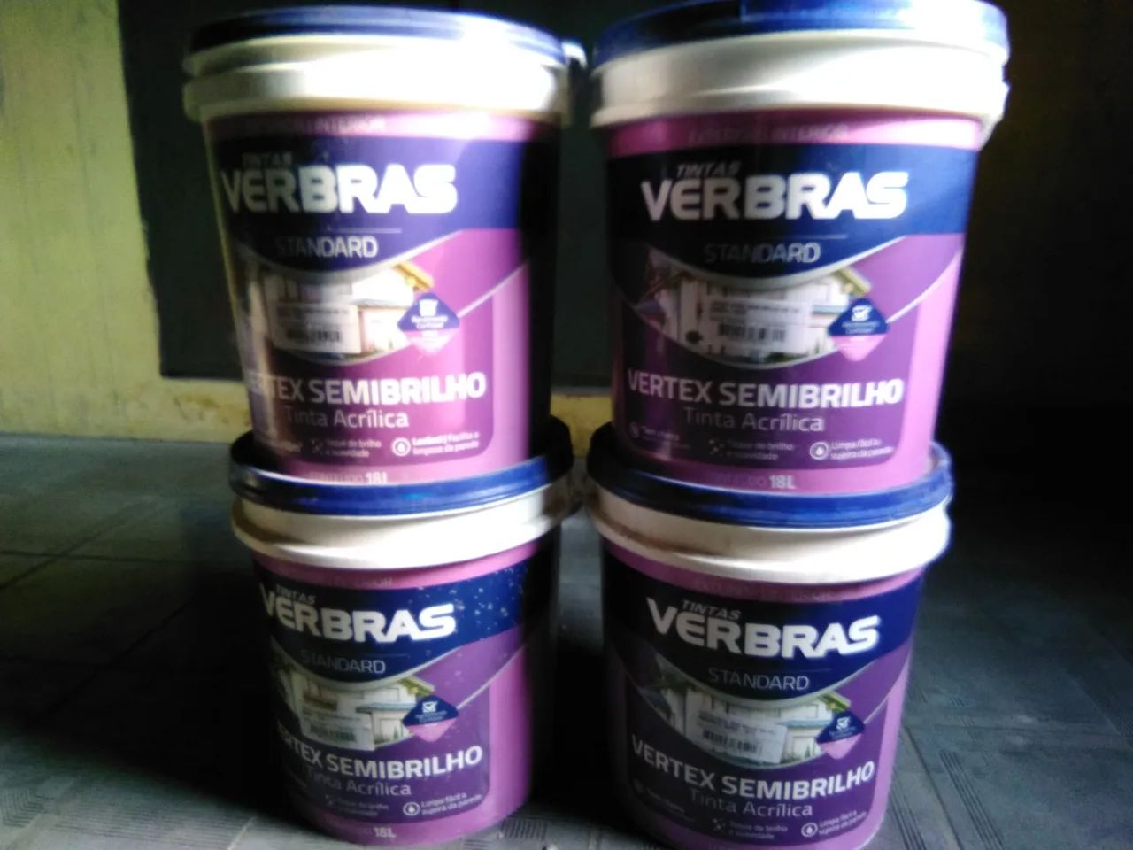 Tinta Semibrilho Verbras Balde 18 litros