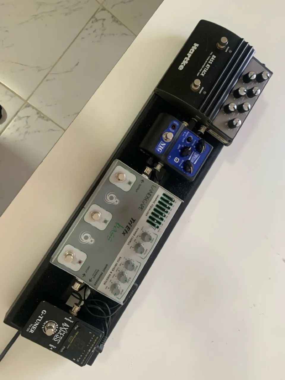 Pedalboard para Baixo Completo