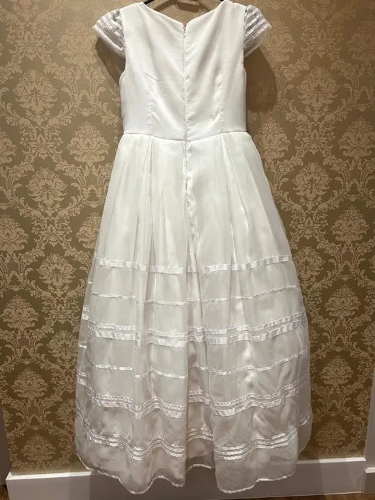 Vestido de festa infantil branco - Foto 2