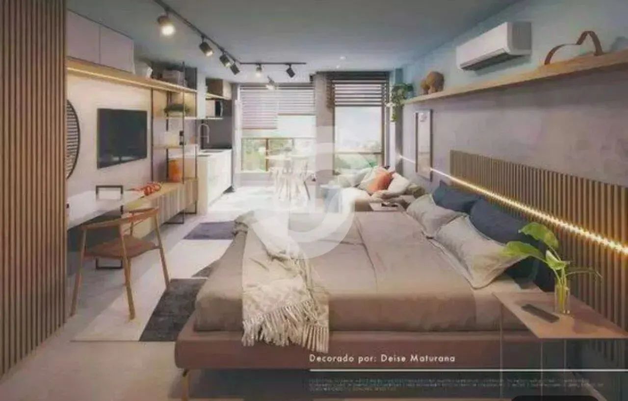 Studio com 1 quarto, varanda e lazer, em Icaraí - Niterói - RJ - Foto 2