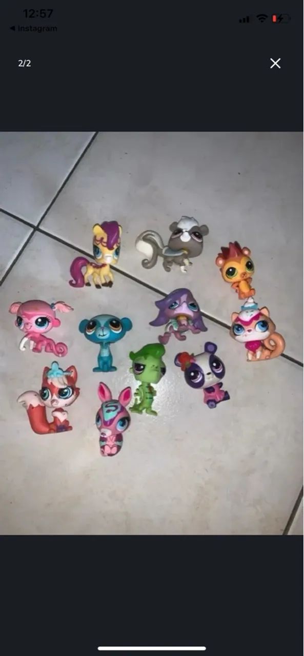 Lote de Brinquedos Littlest Pet Shop