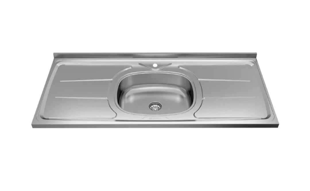 Pia de cozinha em aço inox