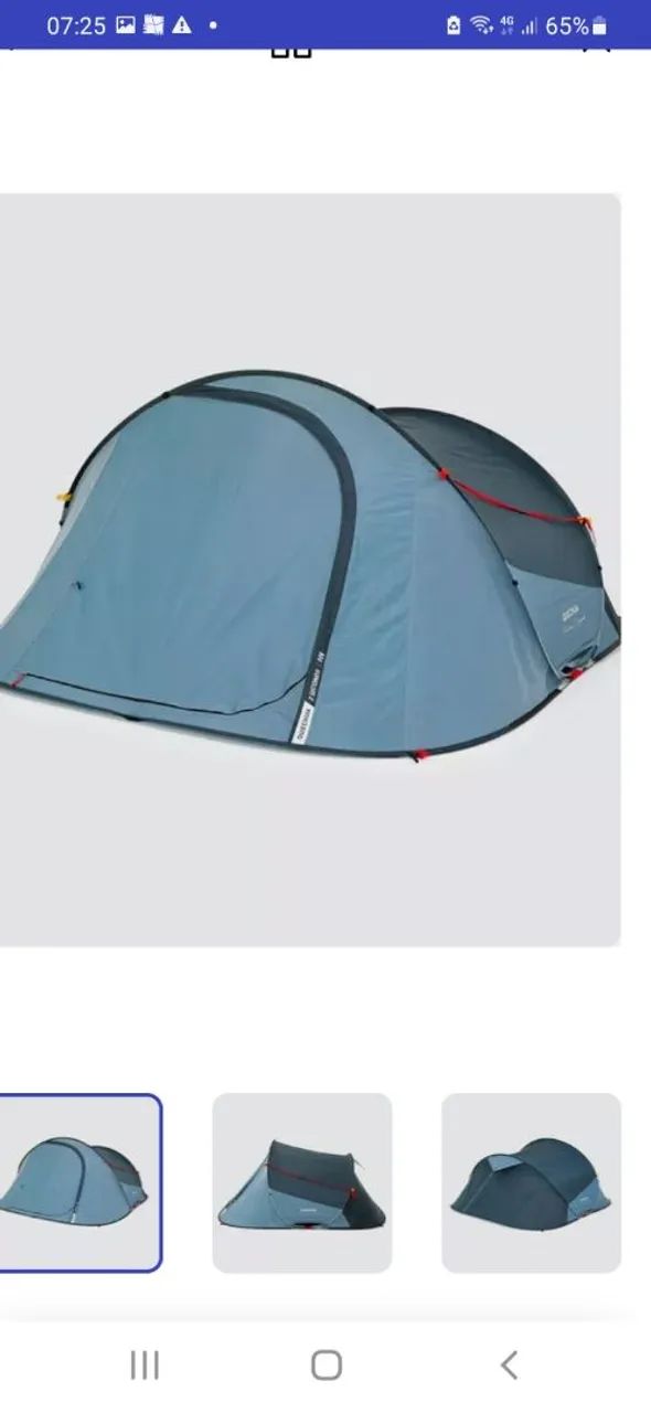 Tenda Quechua 2 Seconds - 2 Pessoas - Foto 5