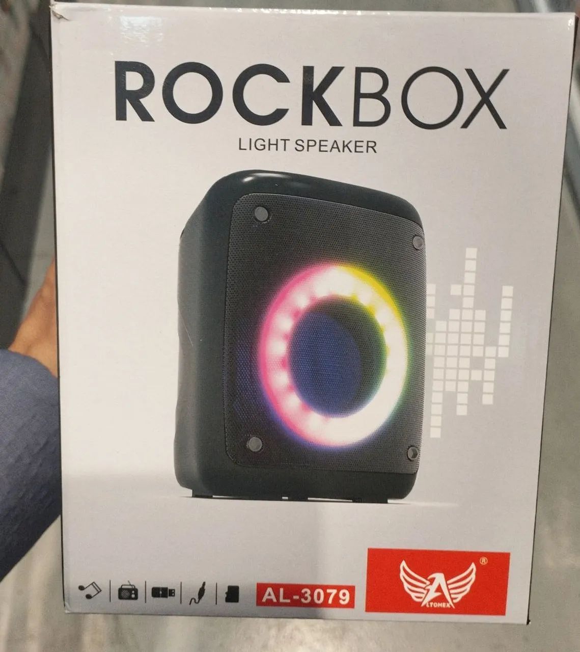 Caixa De Som Bluetooth LED Bass Al-3079<br> - Foto 3