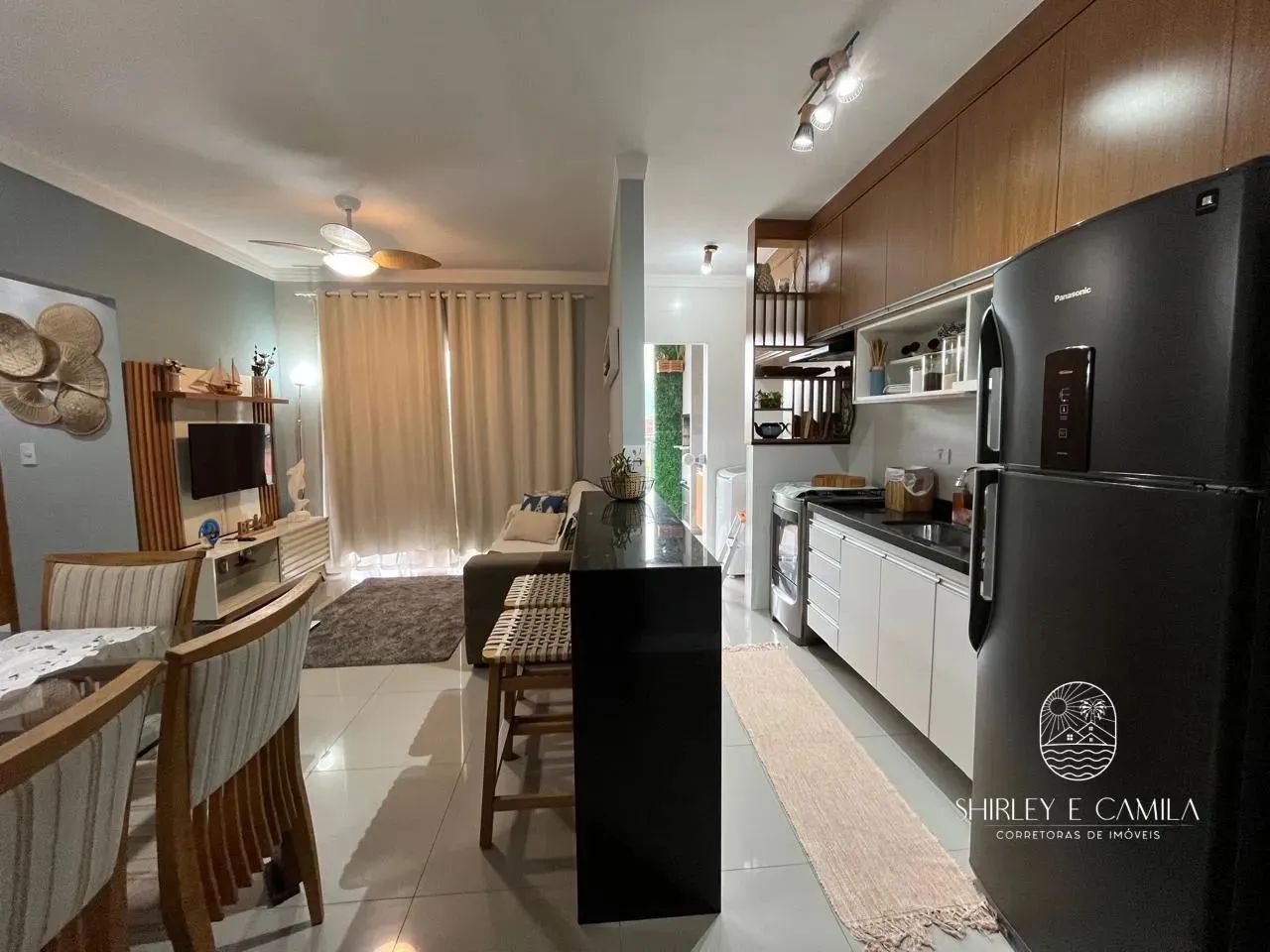 Apartamento para venda com 2 dormitórios no Centro, Ubatuba - SP com varanda gourmet - Foto 3