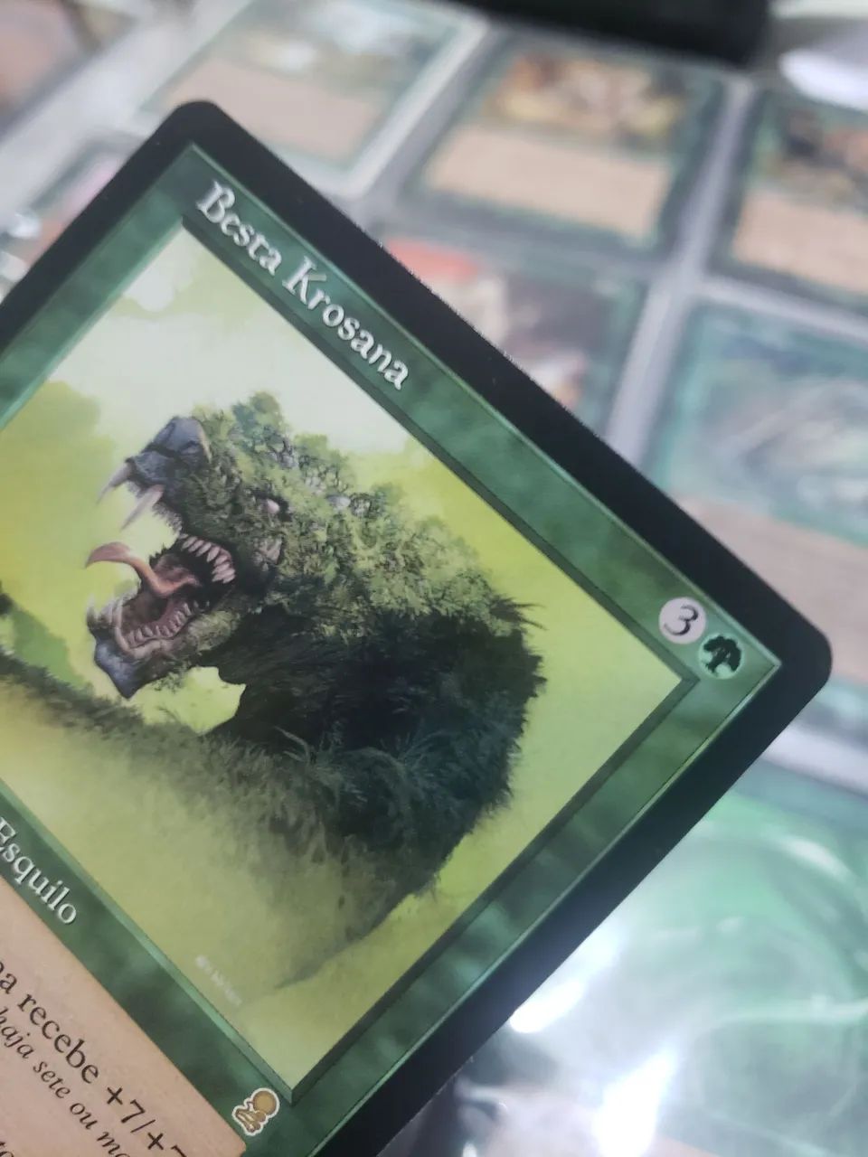 Carta Besta Krosana - Magic the Gathering  - Foto 4