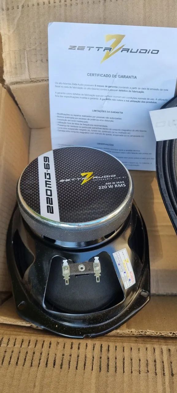 Auto falante 220rms zetta 6x9 - Foto 2