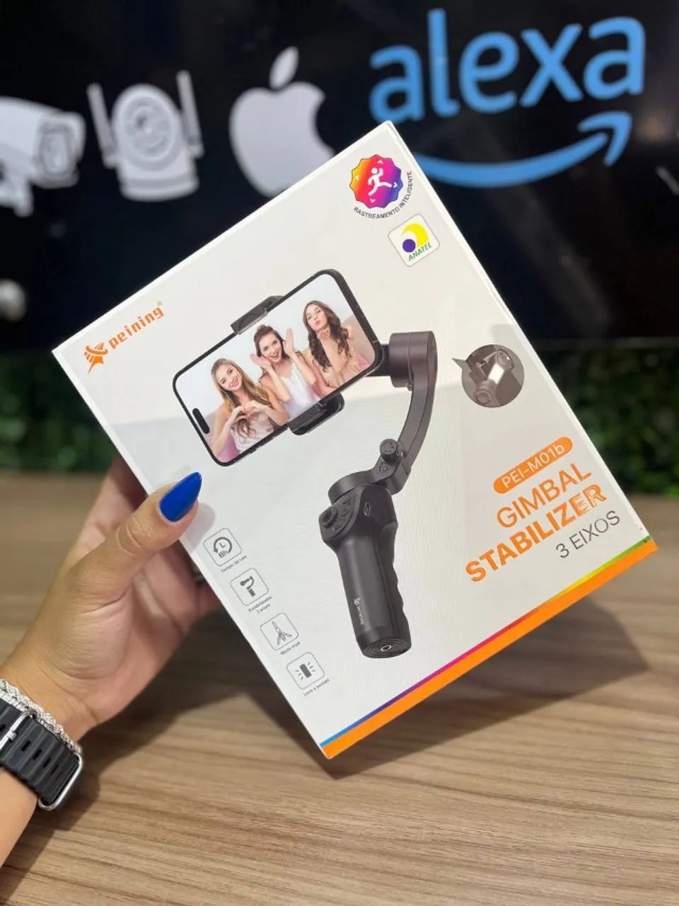 Gimbal Estabilizador 3 Eixos Peining PEI-M01b