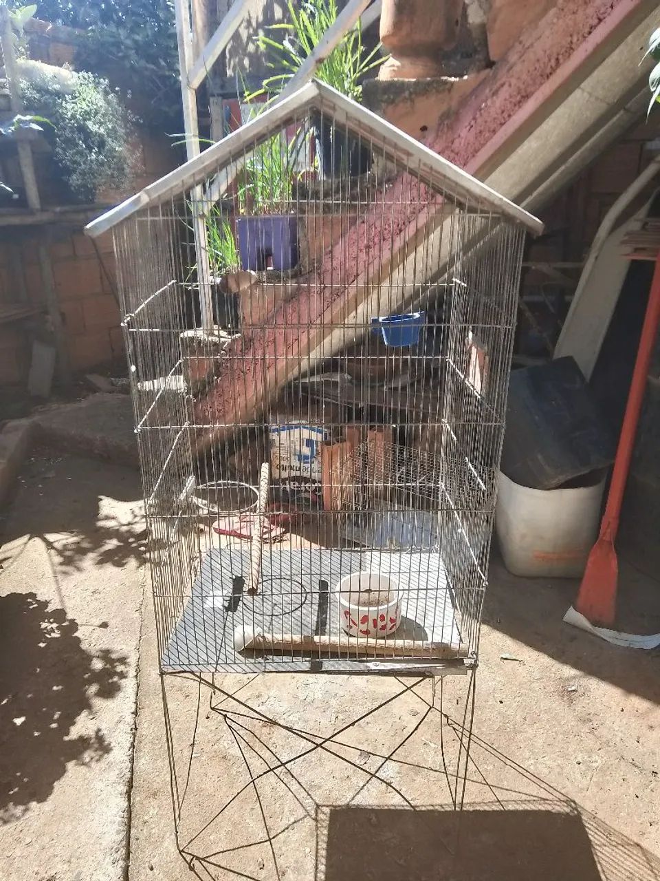 Vivei para pássaros calopsita, periquito etc, A75 x L50 x C35