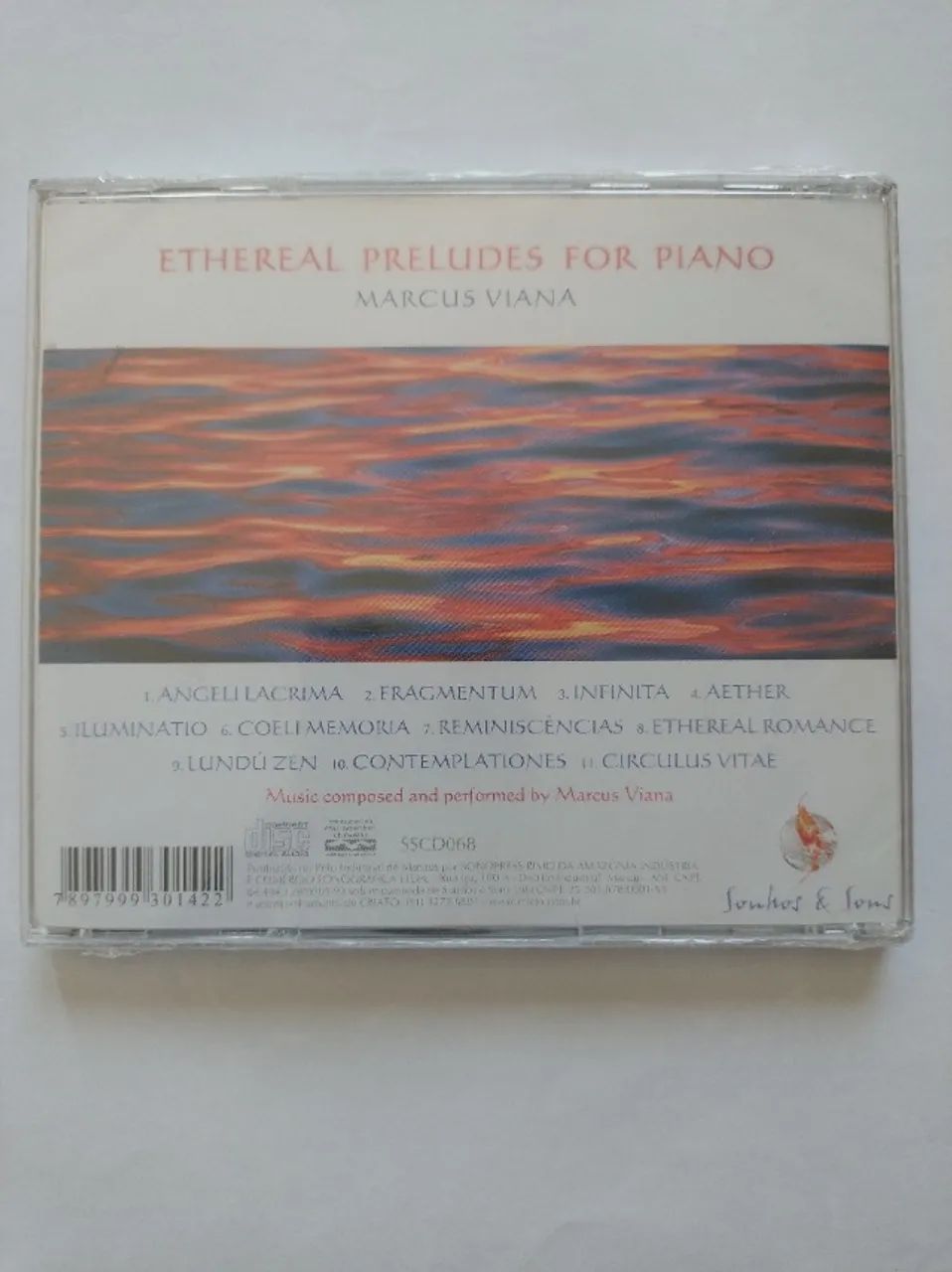CD-MUSICAL  MARCUS VIANA -ETHEREAL PRELUDES - Foto 2