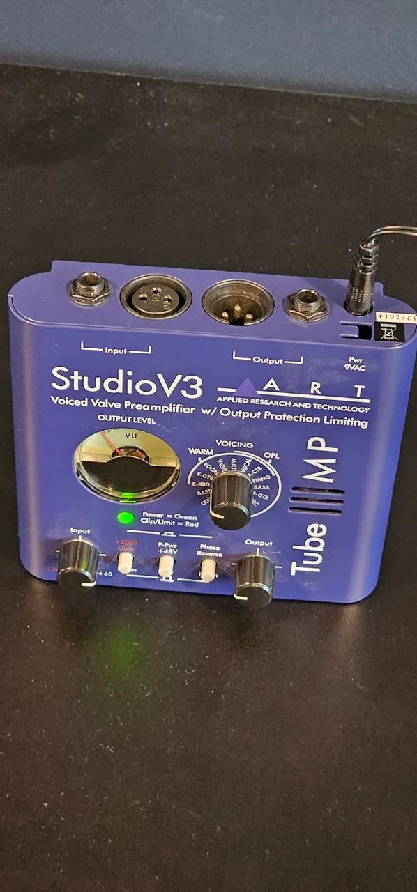 Pré-amplificador valvulado ART Tube MP Studio V3 - Instrumentos