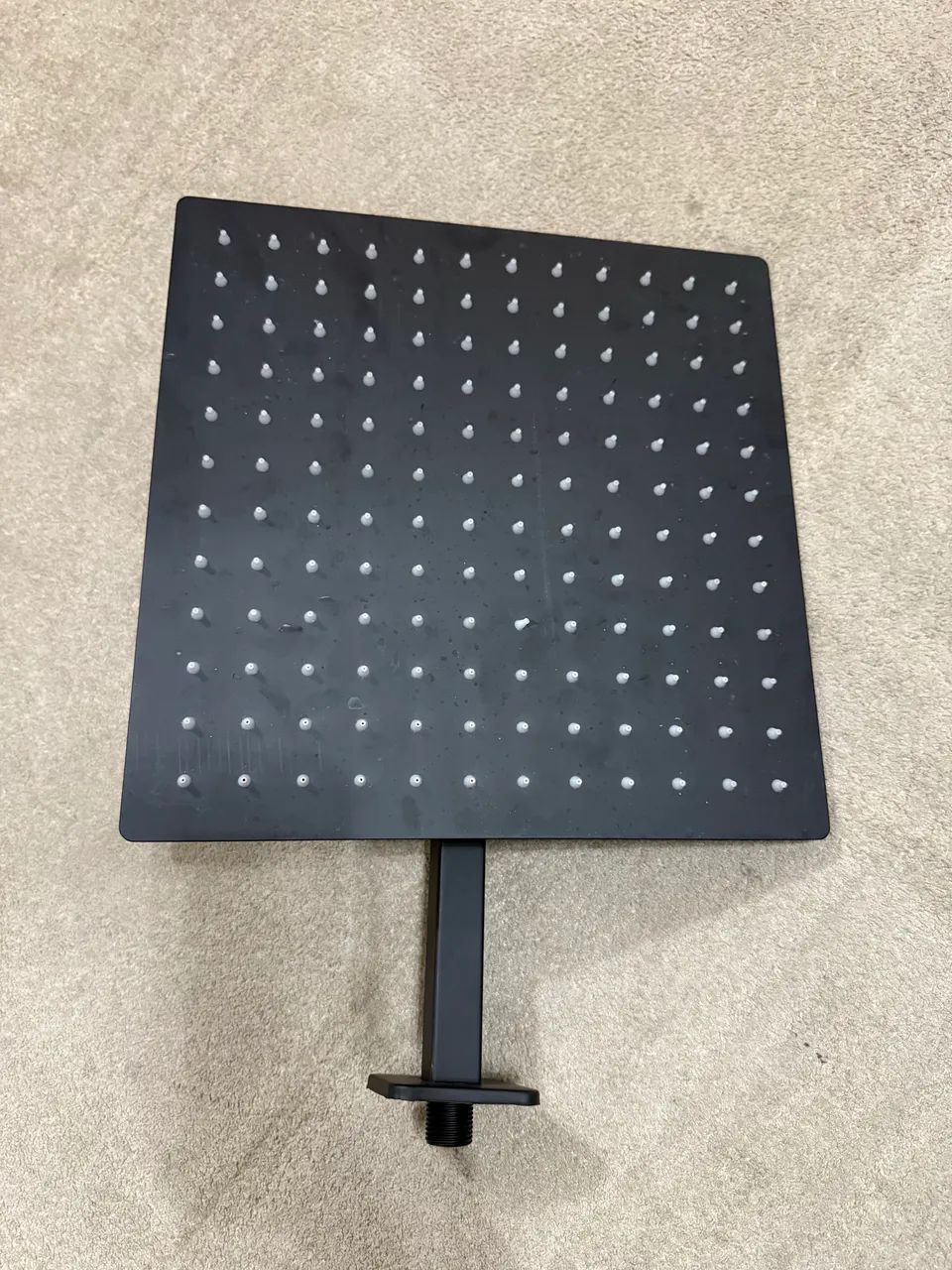 Ducha quadrada slim preto fosco excelente - Foto 6