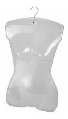Cabide Manequim PVC Feminino Lingerie e Biquíni