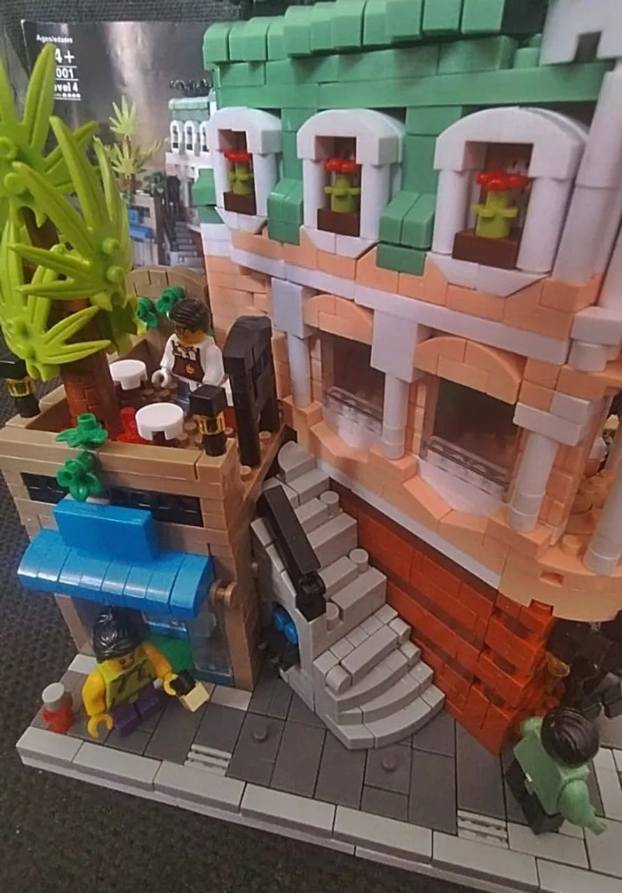 Mini-Mini Bloco de montar Hotel Boutique Modular Building - Foto 4
