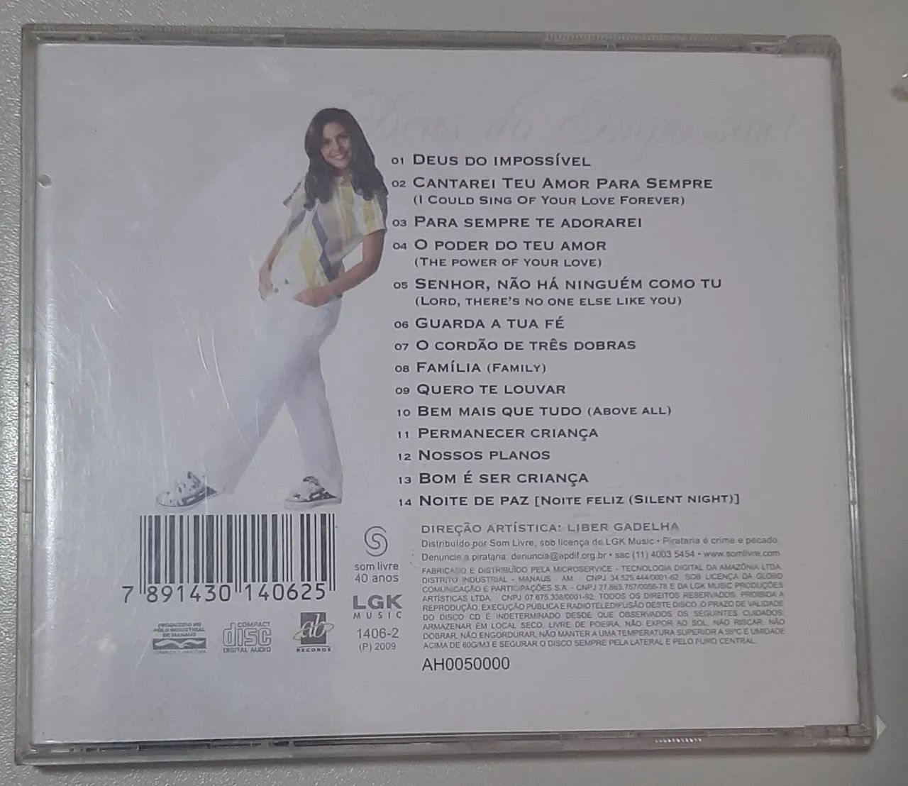 CD da Aline Barros Deus do Impossível  - Foto 2