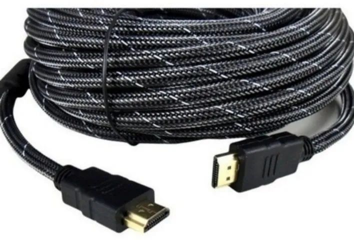 Cabo HDMI HDTV 10M. Nylon- VERDE