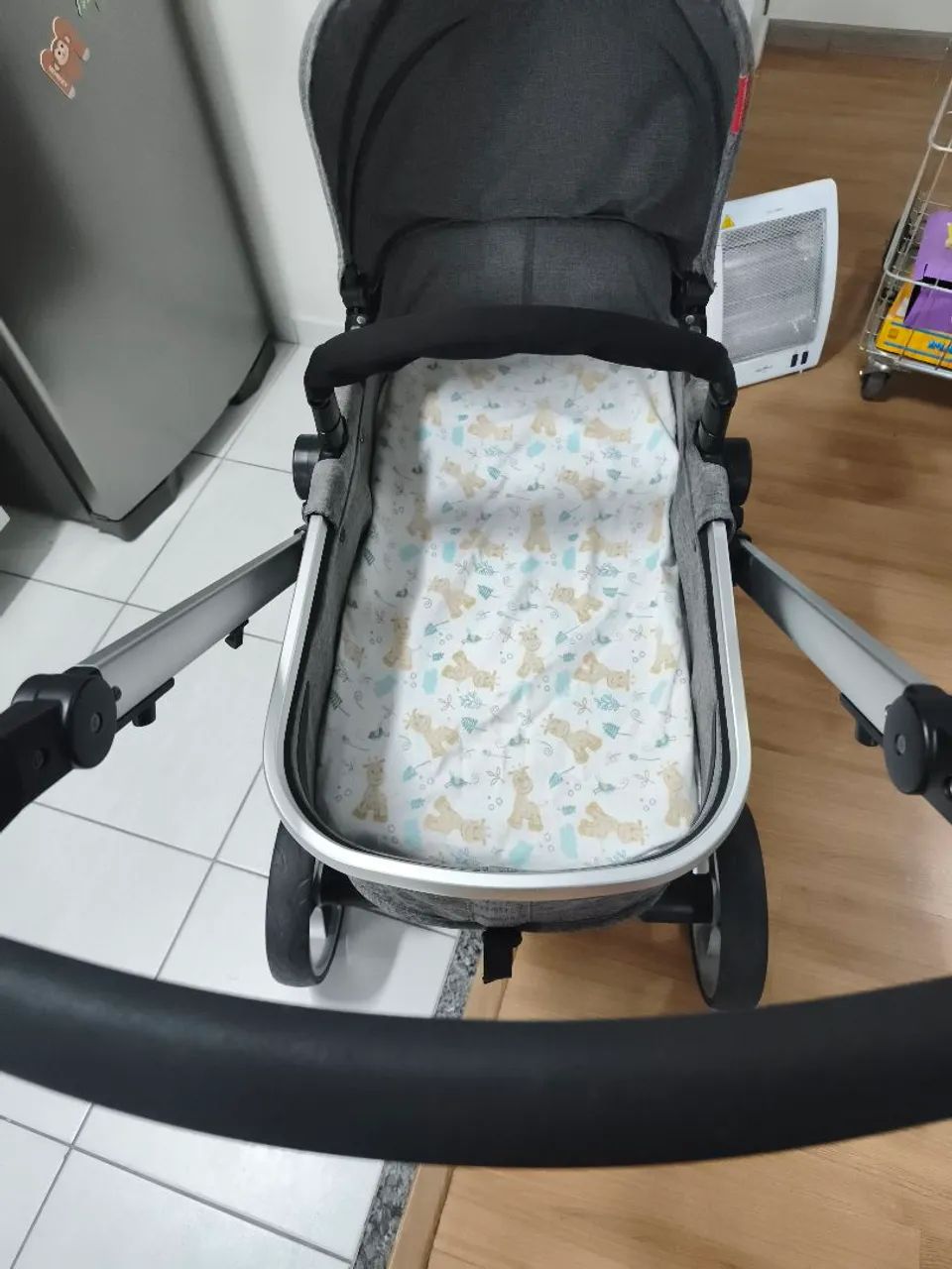 Carrinho de bebê com Moisés - Foto 2