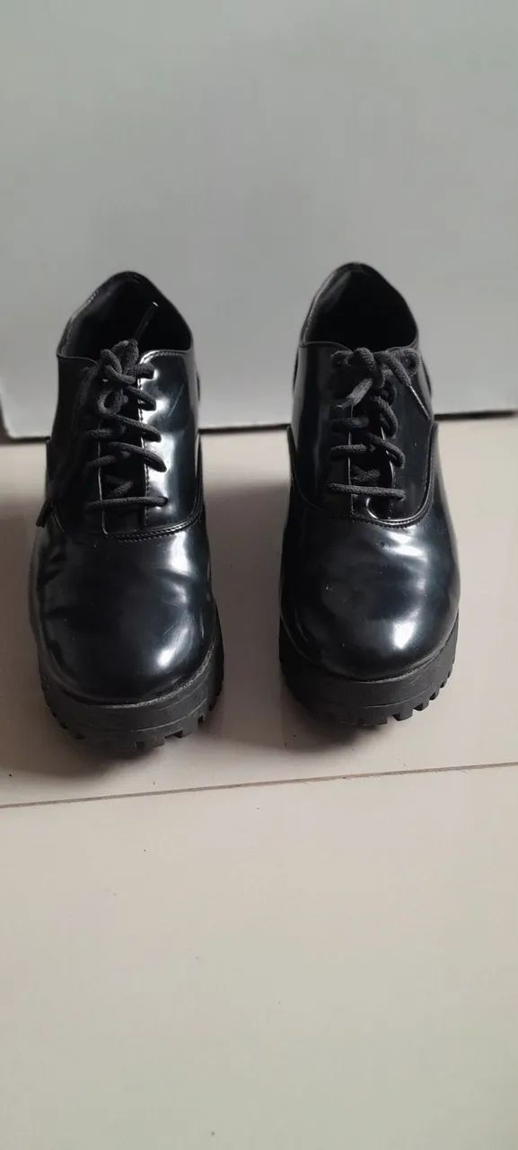 Bota Satinato Tratorada Preta 