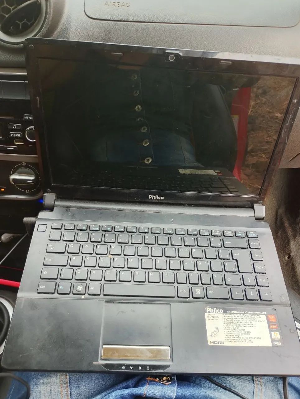 Notebook funcionando bem entrego