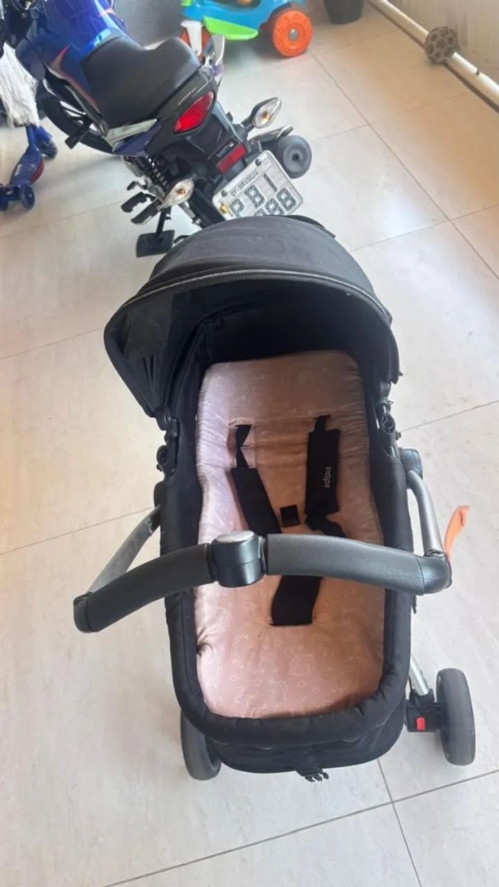 Carrinho de bebê kiddo com bebê conforto  - Foto 3