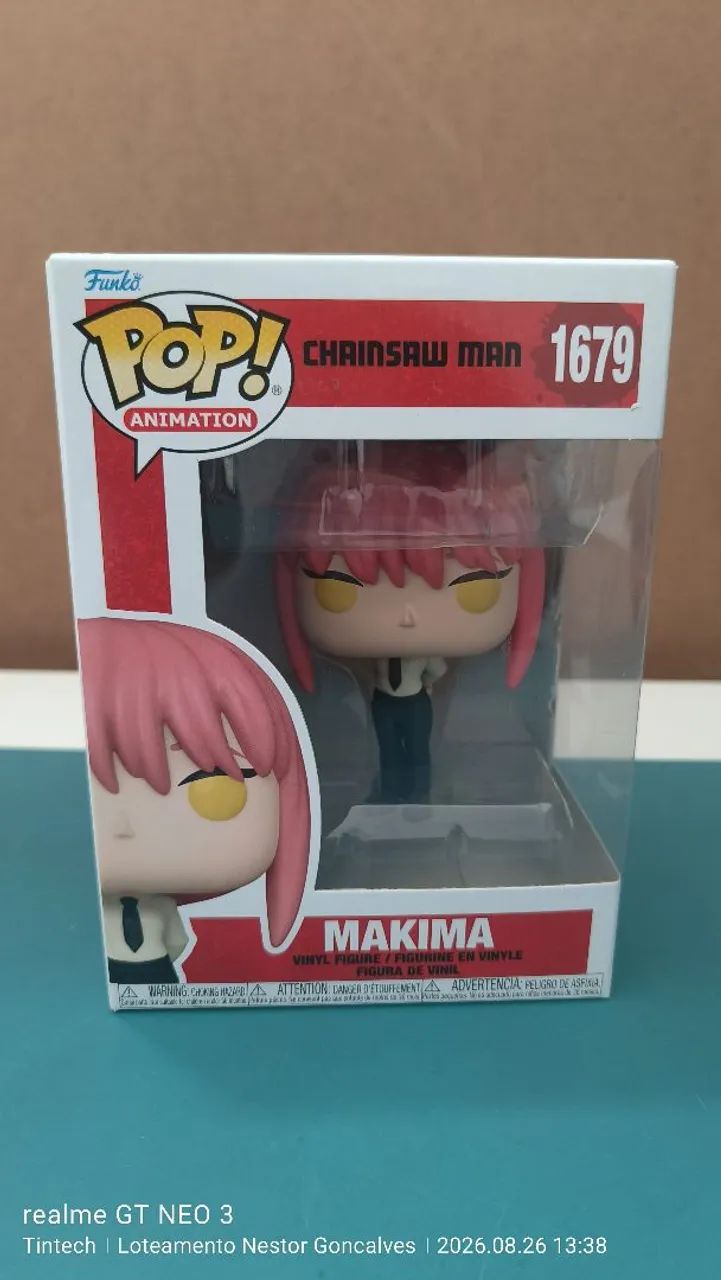 Funko Pop Makima #1679 Chainsaw Man Vaulted Original Lacrado