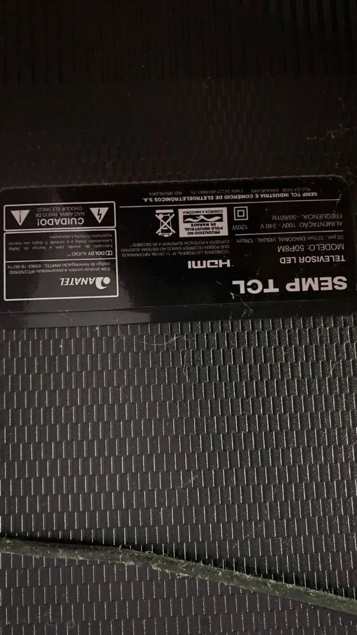Vende-se tv de 50 polegadas TCL para retirada de peças, tudo original. - Foto 2