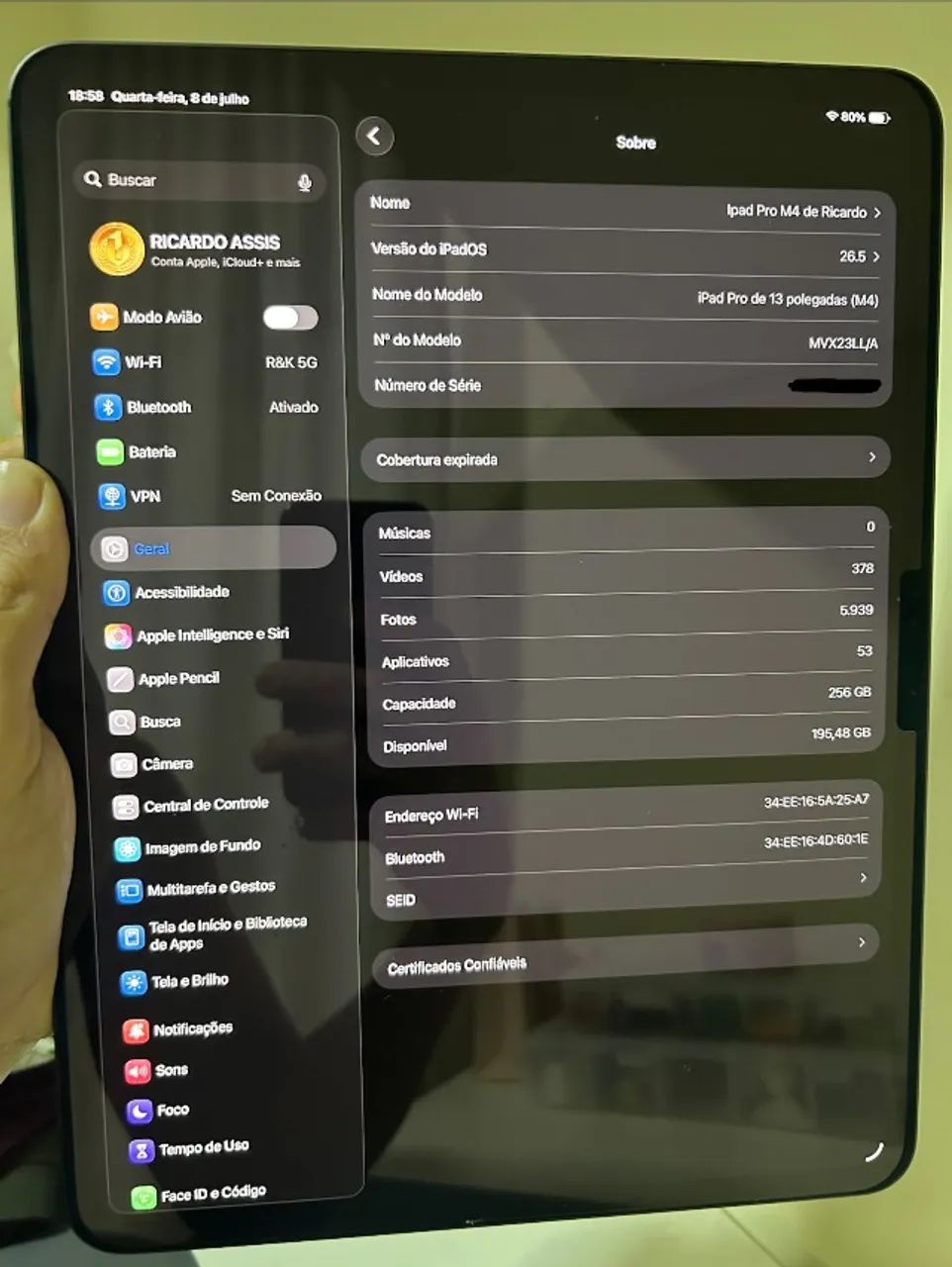 Tablet iPad Pro 13 M4 256gb - Foto 3
