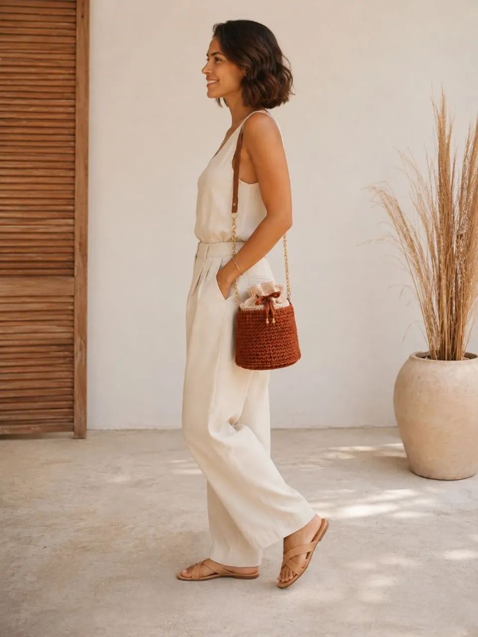 Bolsa em crochê  - Foto 3