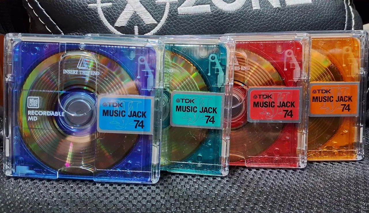 Mini Disk TDK 74 - Music Jack Regraváveis - 12 unidades - CDs