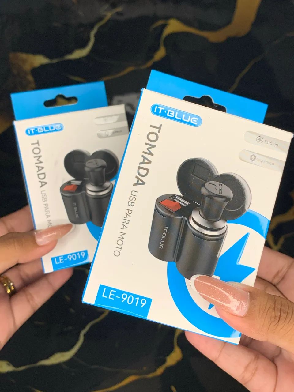 Tomada USB para Moto IT-BLUE