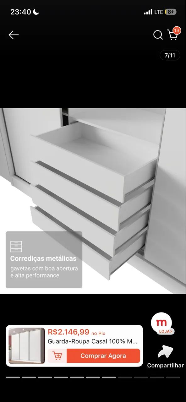 Guarda Roupa Casal  - Foto 4