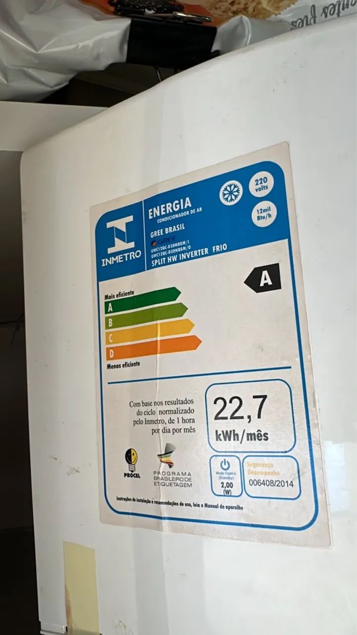 Ar condicionado GREE 12mil Btu  - Foto 4