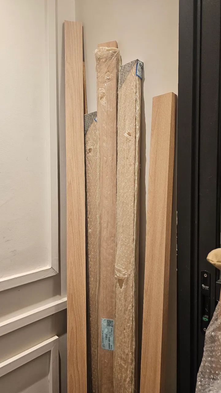 Pacote com 6 ripas para painel ripado MDF Artena + 5 perfis - Foto 4