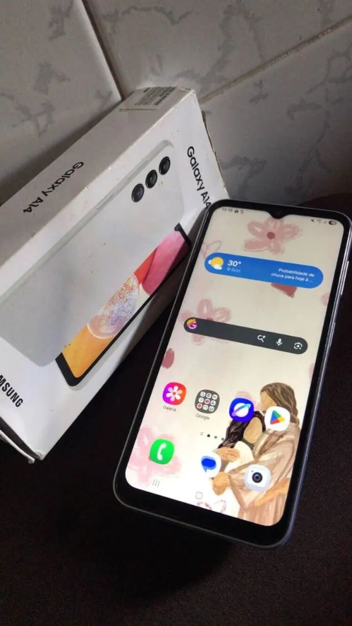 SAMSUNG A14 PRATA, 64GB 4GB