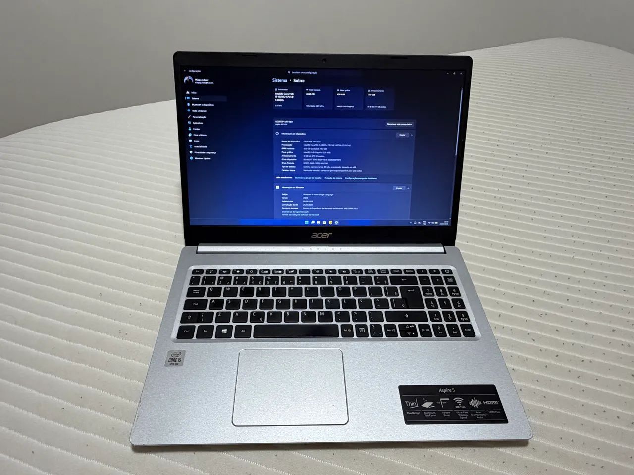 NOTEBOOK ACER ASPIRE 5