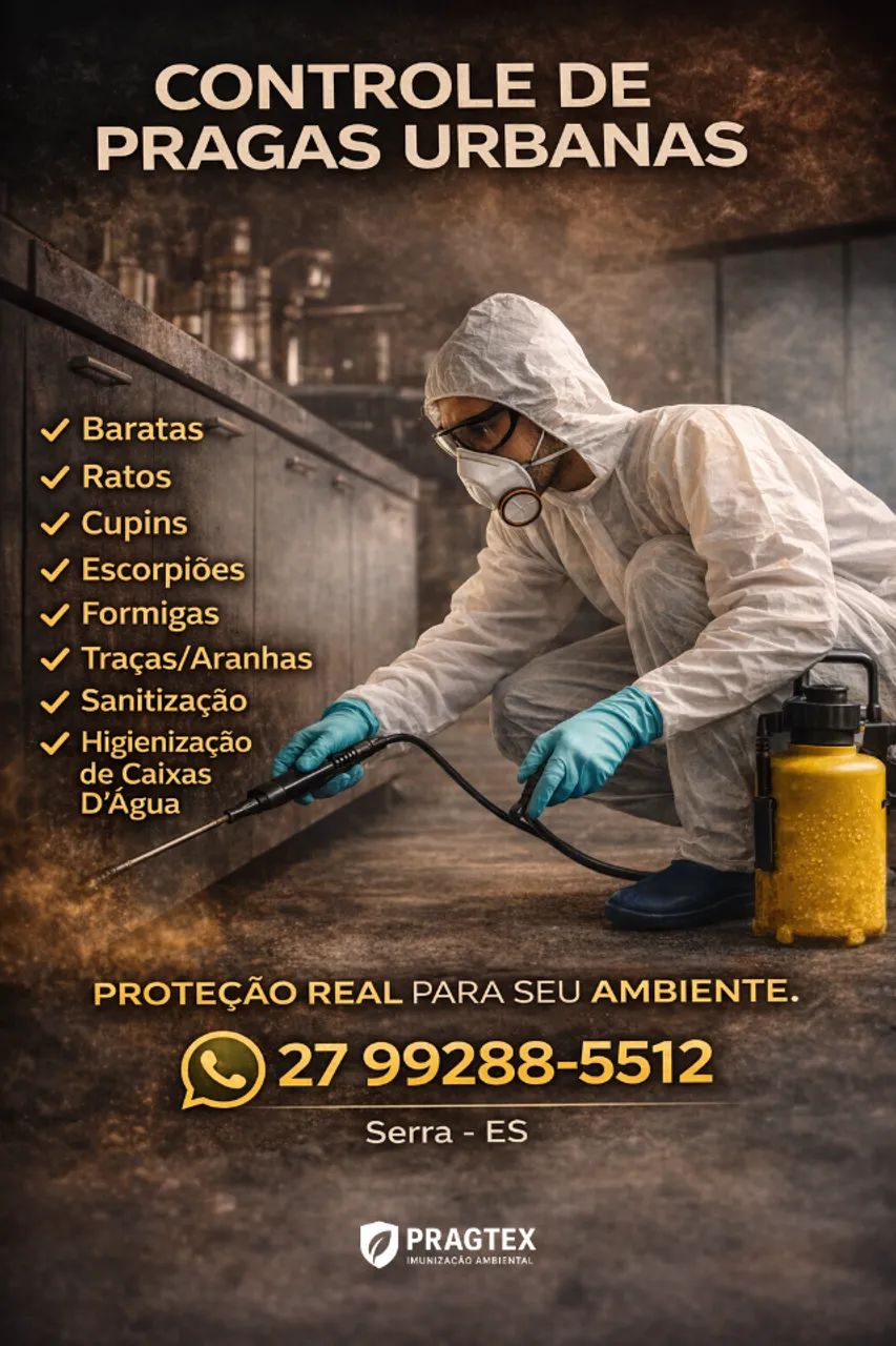 Controle de pragas urbanas (Dedetização)