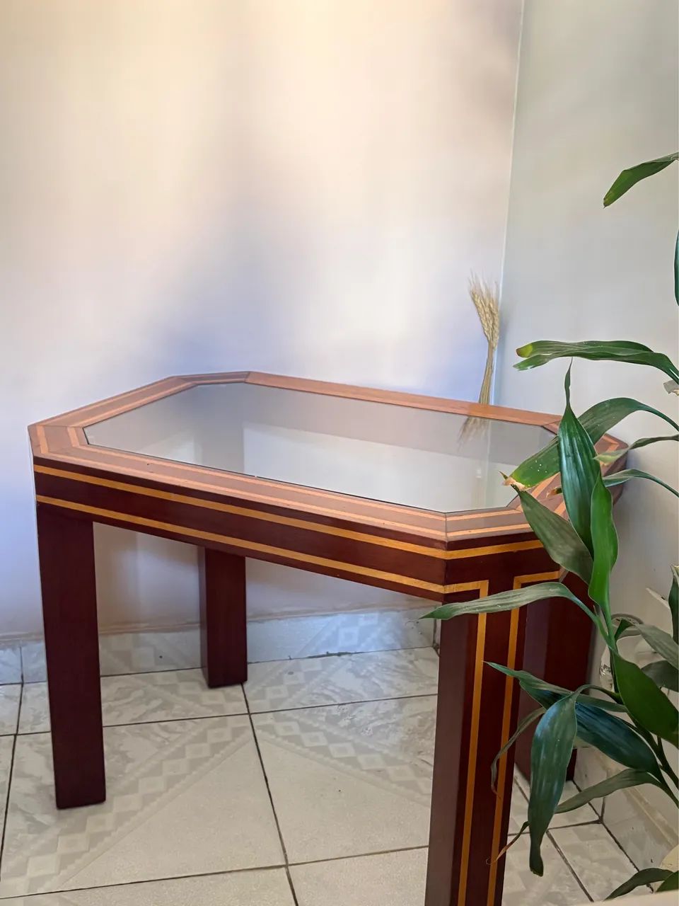 Kit mesa de centro em madeira maciça  - Foto 4