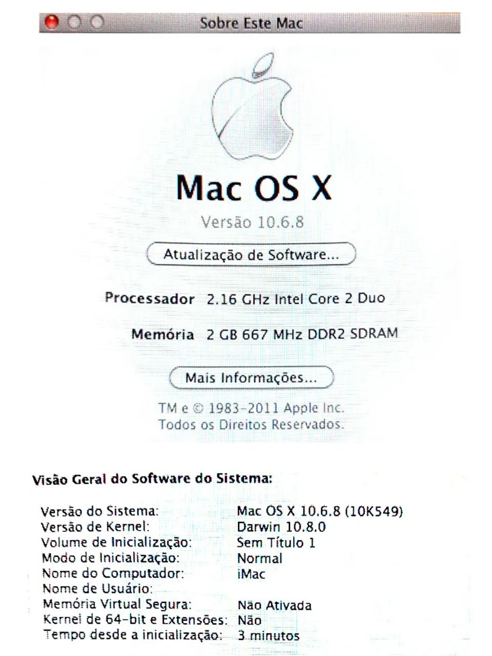 Imac G5 A1207 20" All In One Branco  - Foto 3