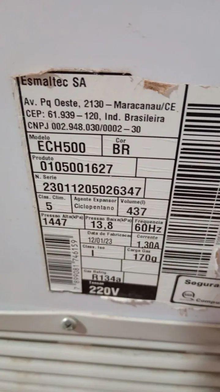 Vendo freezer semi novo - Geladeiras e Freezers - Todos os Santos