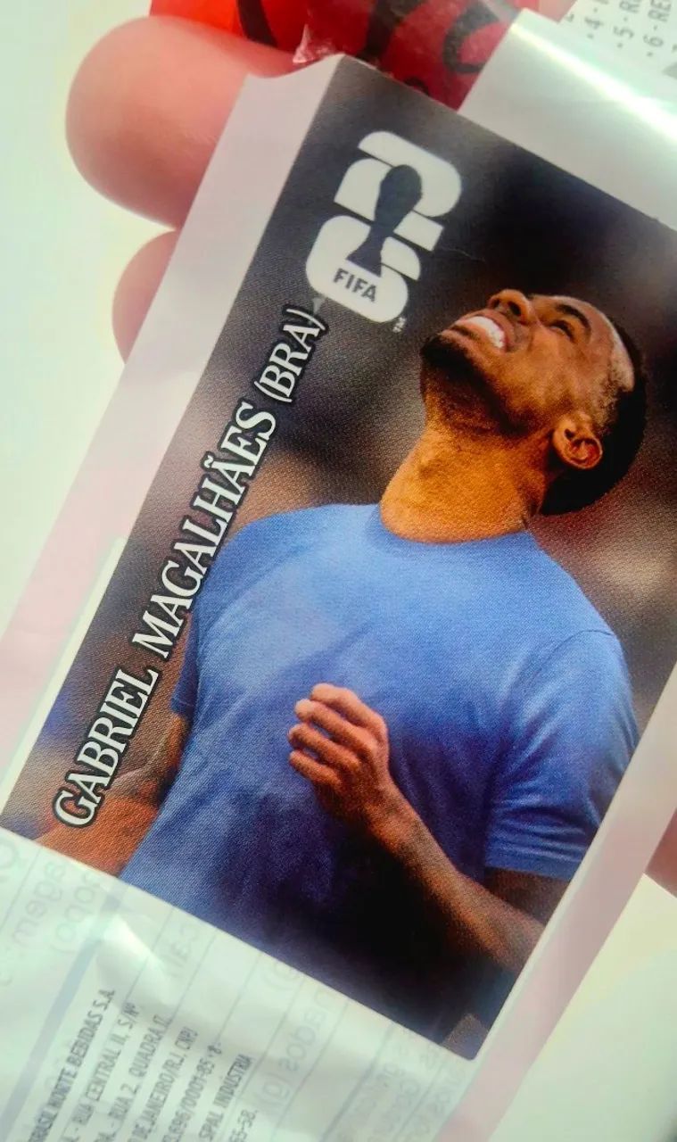 Figurinha da Copa Gabriel Magalhães (BRA) nº CC9 - Coca Cola - Foto 2