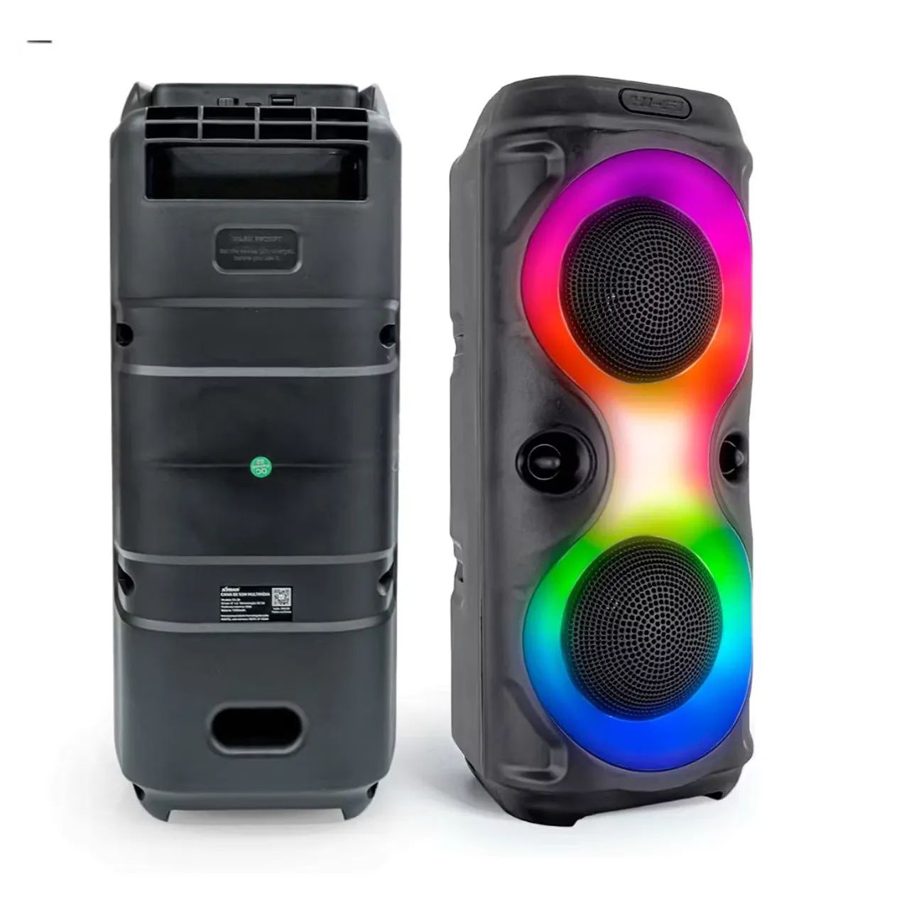 Caixa De Som Bluetooth Com Led RGB Portátil USB FM TWS - Foto 3
